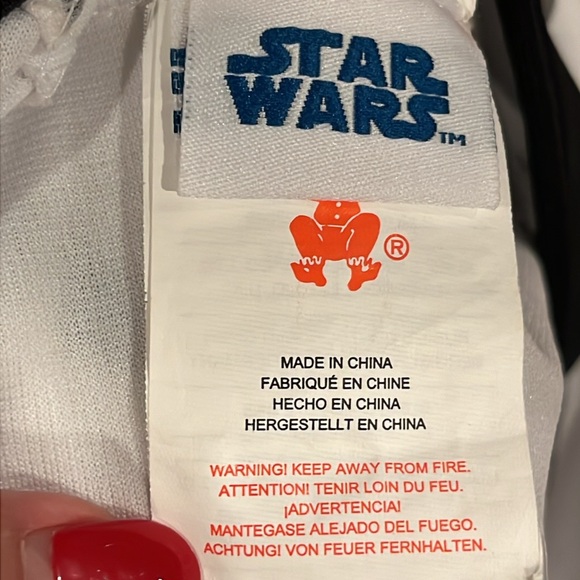 Storm trooper XL men’s White black shirt long sleeves costume STAR WARS top XL - Picture 2 of 10